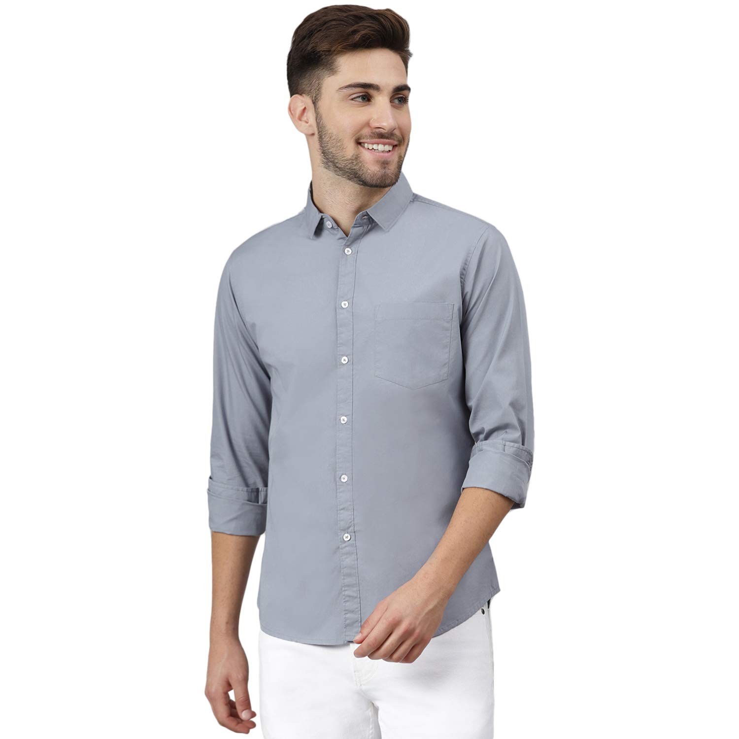 Dennis Lingo Men's Slim Fit Casual Shirt