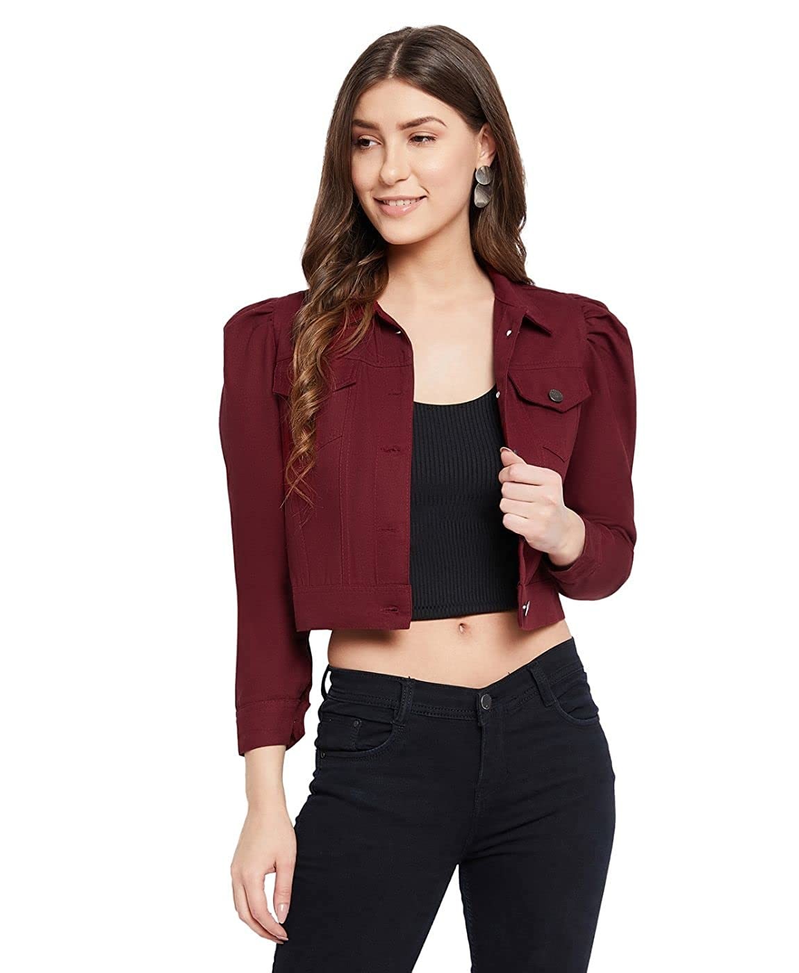 Uptownie Lite Women's Solid Denim Jacket