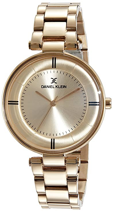 Daniel Klein Analog Rose Gold Dial Women's Watch-DK11467-3