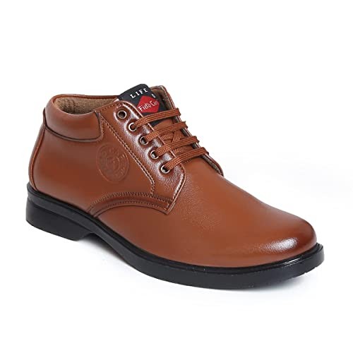 FIELD CARE Fashion Lace-Up Mid Top Shoes for Men's Formal Dress Shoes for Men's Office wear Shoes for Men's Lace Up for Men