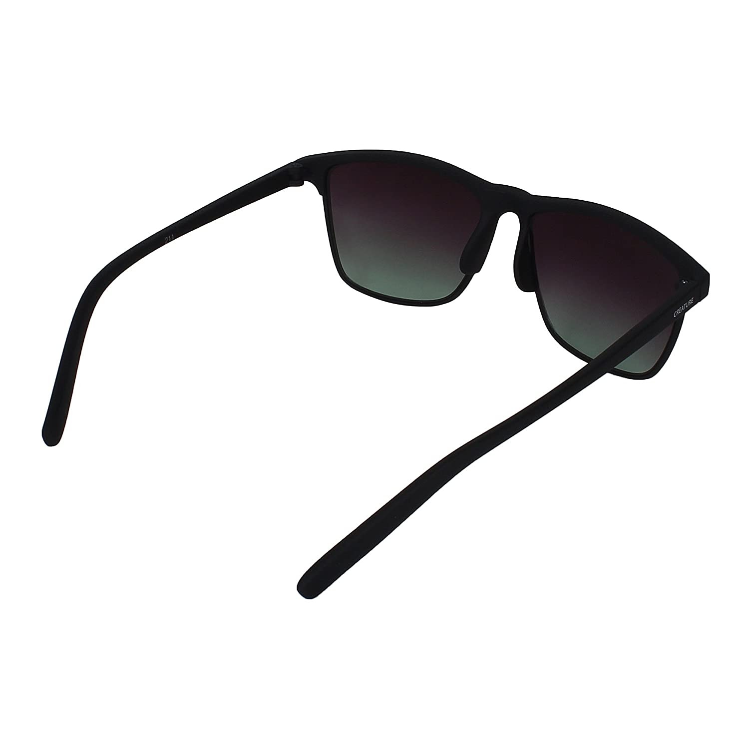 Creature Matt Finish Club master Uv Protected Sunglasses(Doit-006| Frame-Black)