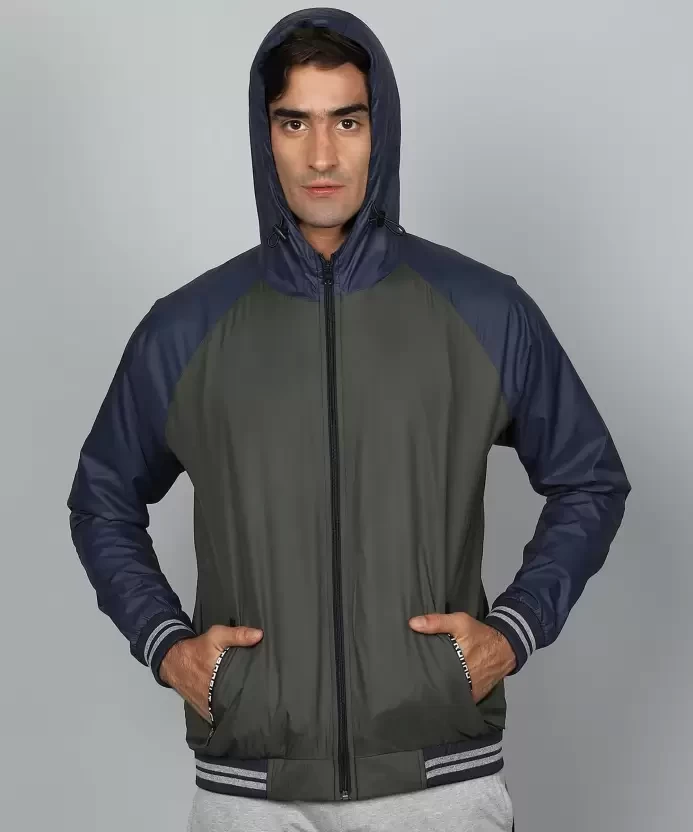 Full Sleeve Colorblock Men Sports Jacket