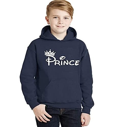 Crazy Prints Boy's Cotton Fleece Prince Hoodie