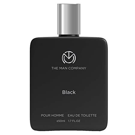 The Man Company Black EDT Perfume For Men - 50ml | Premium Long Lasting Fragrance Spray | Perfect Gift for Husband, Boyfriend