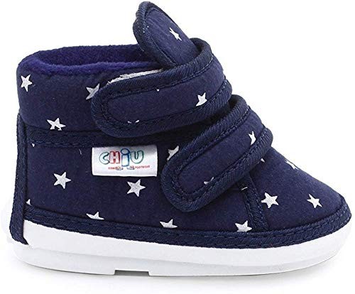 CHIU Chu-Chu Black Shoes with Double Strap for Baby Boys & Baby Girls