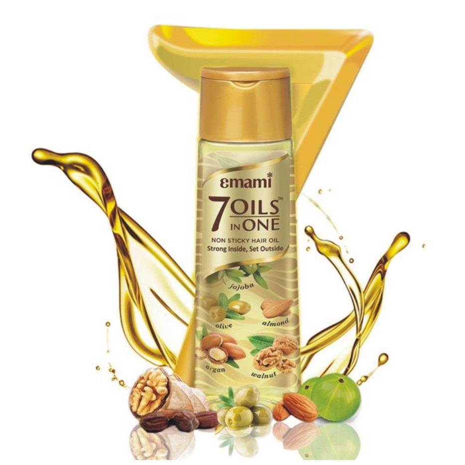 EMAMI 7 Oils In One Non Sticky Hair Oil 500ml Hair Oil  (500 ml)