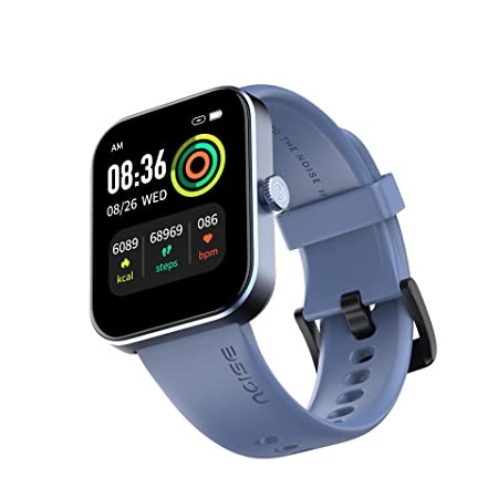 Noise ColorFit Pulse Grand Smart Watch with 1.69" HD Display, 60 Sports Modes, 150 Watch Faces, Fast Charge, Spo2 Monitoring Smartwatches for Men & Women (Electric Blue)