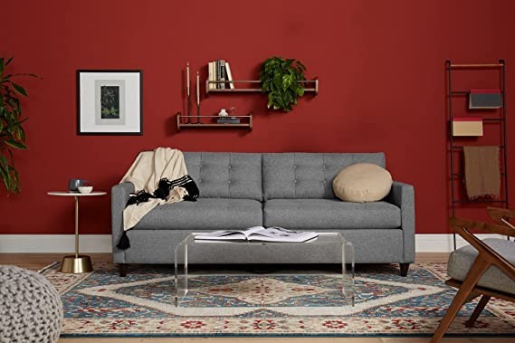 The Royal Nest Premium Eliot 3 Seater Sofa (Grey)
