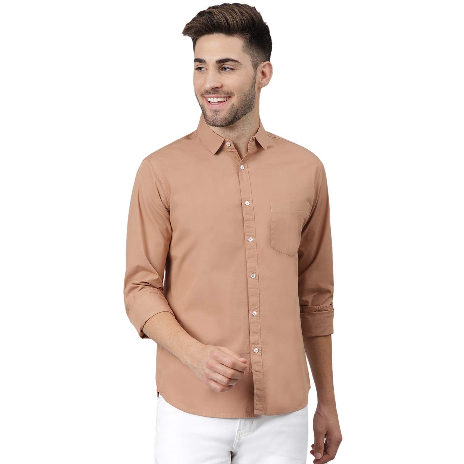 Dennis Lingo Men's Slim Fit Casual Shirt