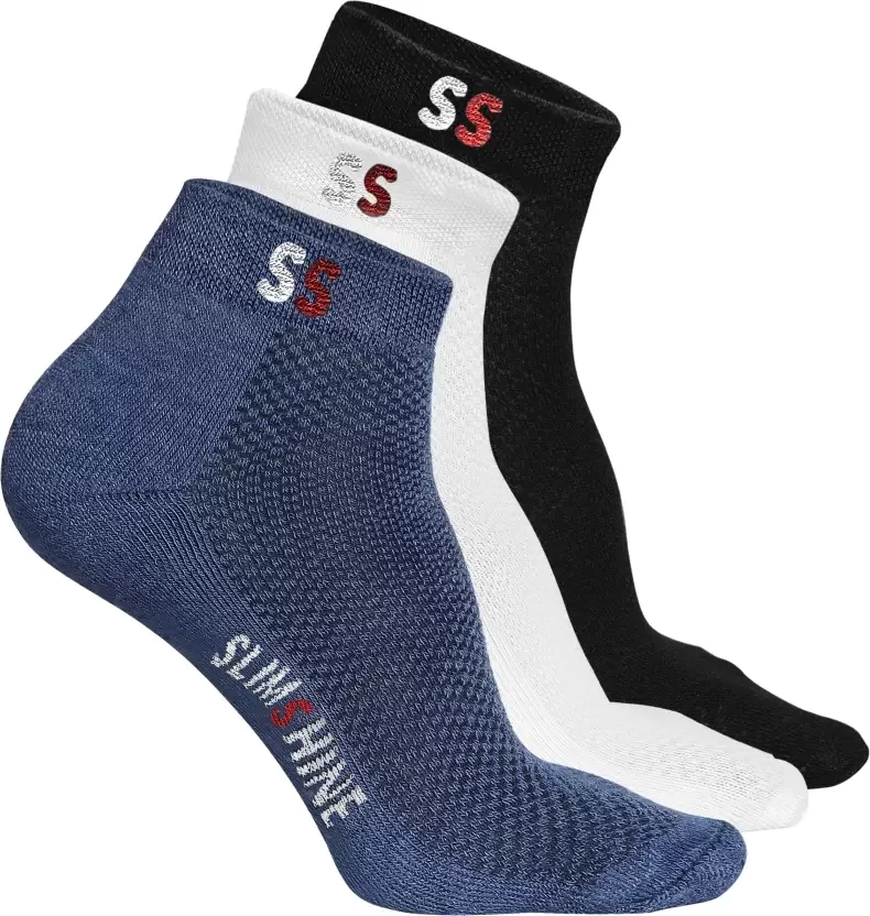 Men Ankle Length  (Pack of 3)