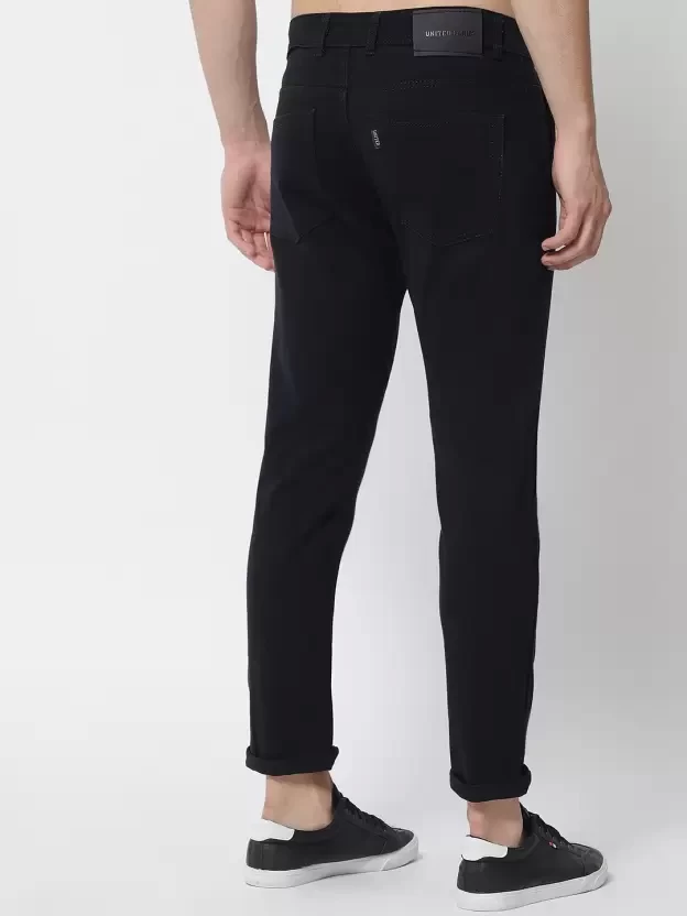 Slim Men Black Jeans