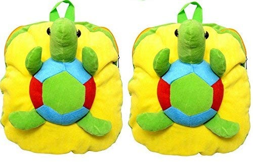 Blue Tree Soft Material School Bag for Kids Plush Backpack Cartoon Toy | Children's Gifts Boy/Girl/Baby/ Decor School Bag for Kids(Age 2 to 6 Year) (Tortoise)