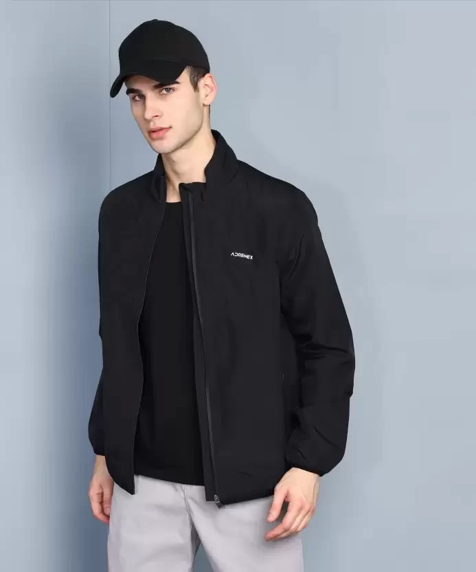 Full Sleeve Solid Men Sports Jacket