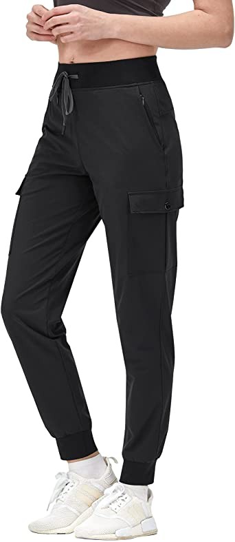 Women's Cargo Hiking Pants Lightweight Cool UPF 50+ Athletic Summer Pants for Women with Pockets