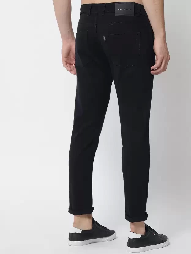 Slim Men Black Jeans